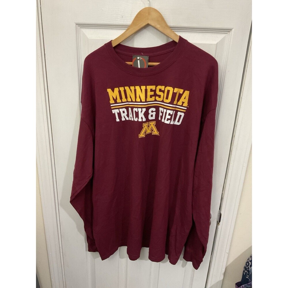 Minnesota Golden Gophers Track & Field T-Shirt Champion Brand Sz 2xl Shirt New